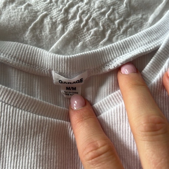 Black and White Garage baby tee ( TWO) - Picture 2 of 4